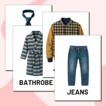 Флешкарты по английскому языку на тему «Одежда» (Clothes)