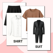 Флешкарты по английскому языку на тему «Одежда» (Clothes)