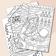 Раскраски «Баба Яга» (на День рождения Бабы Яги – 30 июня).