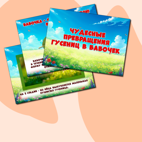 Чудесные превращения гусеницы в бабочку