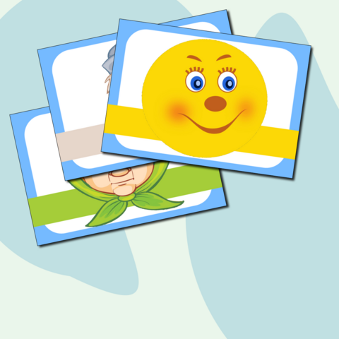 Маски-ободки для инсценировки сказки «Колобок».