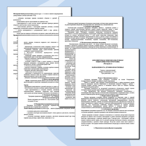 Рабочая программа 