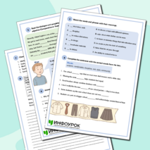 Рабочий лист по английскому 