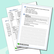 Рабочий лист по английскому 