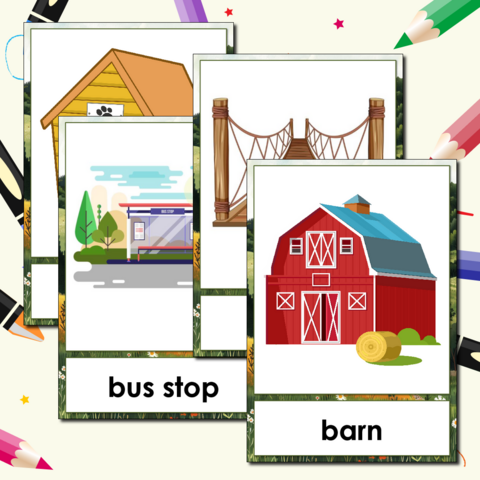 Флеш-карты «В деревне» по английскому языку для начальных классов (соответствует ФГОС)