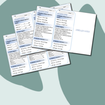 Карточки-пятиминутки «Измеряем длину» 4 класс