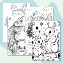 Новогодние раскраски для детей