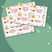 Карточки-предсказания на 1 сентября для школьников от учителя