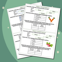 Карточка на тему «Растения вокруг нас».