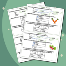 Карточка на тему «Растения вокруг нас».