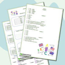 Рабочий лист по английскому языку 