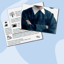 Плакат-инфографика «А.А. Блок» + облачка слов