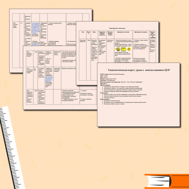 Урок информатики в 6 классе по теме: «Классификация»