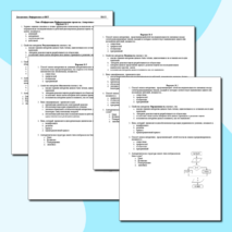 Тест по дисциплине "Информатика и ИКТ" по теме "Алгоритмы" (10 класс)