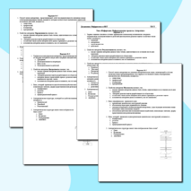 Тест по дисциплине "Информатика и ИКТ" по теме "Алгоритмы" (10 класс)