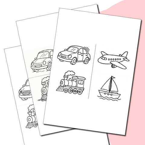 Познавательные раскраски 