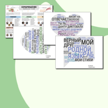 Плакат-инфографика «Поэты Серебряного века»