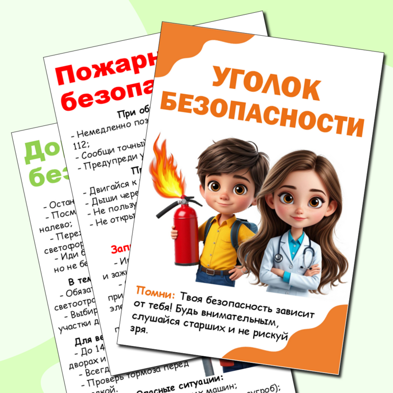 Уголок безопасности (информационный стенд)