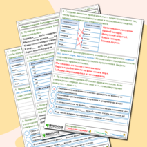 Рабочий лист «Правописание безударных окончаний имён прилагательных», русский язык, 5 класс