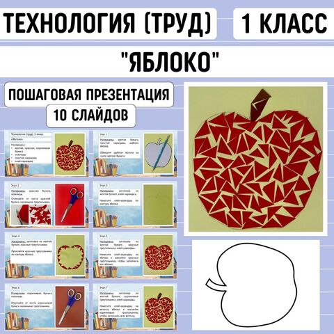 Пошаговая презентация по технологии (труд) 