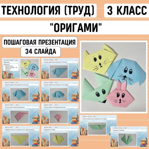 Пошаговая презентация по технологии (труд) 