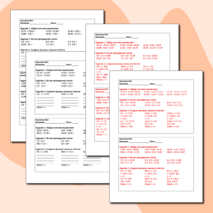 Карточки-пятиминутки: Десятичные дроби. Действия с десятичными дробями