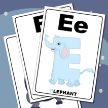 Английский алфавит. Плакаты «На что похожа буква». Флажки «Слова на буквы английского алфавита».