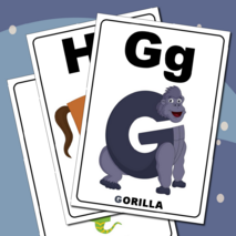 Английский алфавит. Плакаты «На что похожа буква». Флажки «Слова на буквы английского алфавита».