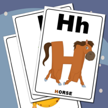 Английский алфавит. Плакаты «На что похожа буква». Флажки «Слова на буквы английского алфавита».