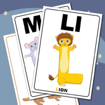 Английский алфавит. Плакаты «На что похожа буква». Флажки «Слова на буквы английского алфавита».