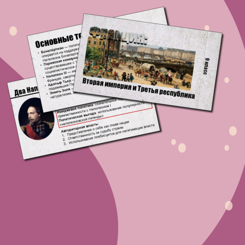 Презентация по истории Нового времени. Франция: Вторая империя и Третья республика. 9 класс. В.Р. Мединский, А.О.Чубарьян.
