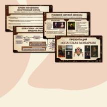 Презентация по истории Нового времени «Испанская монархия» (7 класс)