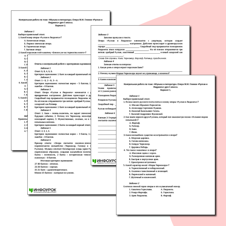 Контрольная работа на тему 