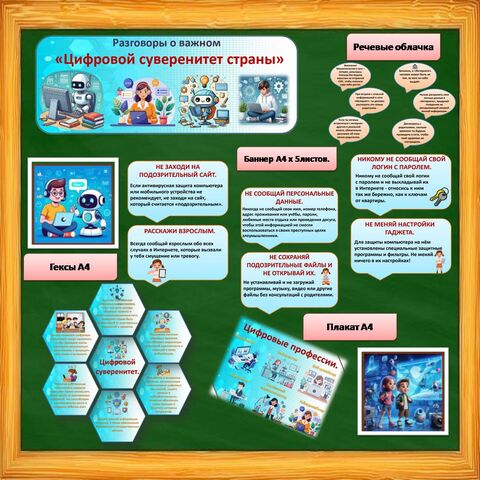 Оформление «Цифровой суверенитет страны». Разговоры о важном.