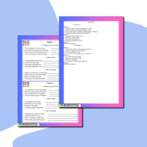 Карточки-пятиминутки по английскому языку для 3 класса: «Free Time Activities (Занятия в свободное время)»