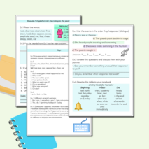 Рабочий лист Spotlight 7 Module 2: English in Use (Narrating in the past)