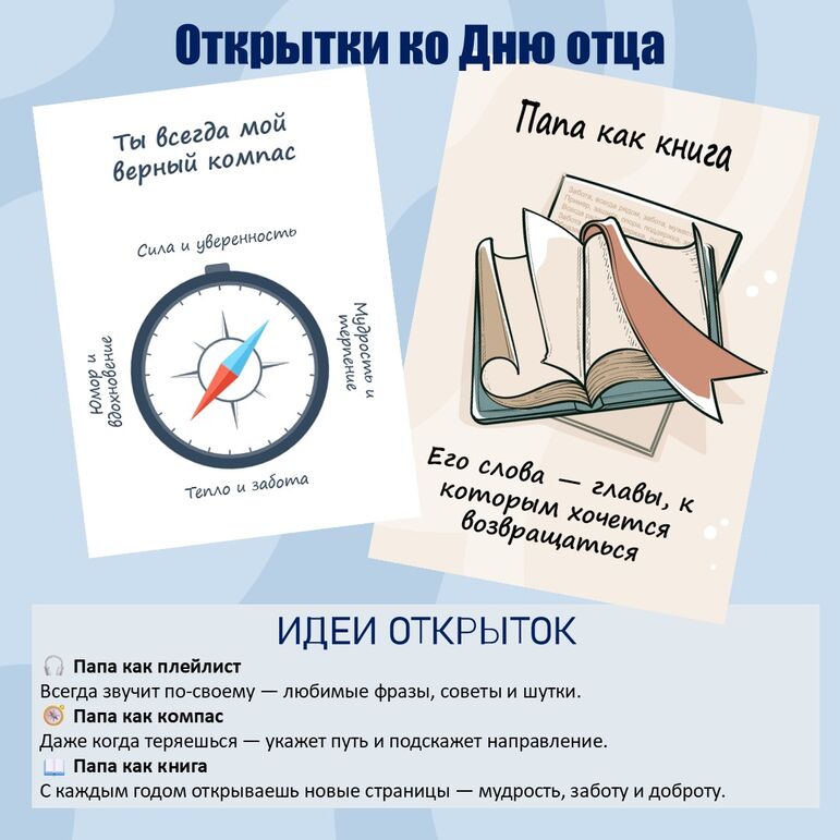 Открытки «День отца».