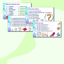 Презентация для УМК Spotlight для 7 класса «Module 3 Profiles. Unit 3a ...