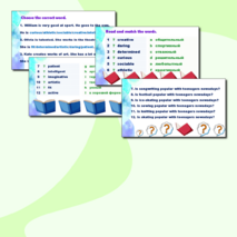 Презентация для УМК Spotlight для 7 класса «Module 3 Profiles. Unit 3a ...