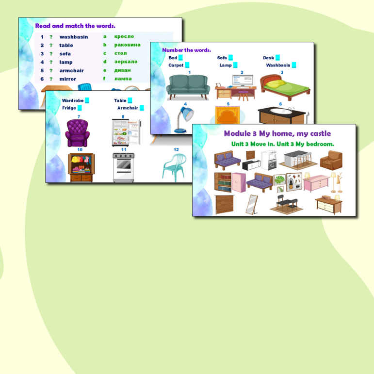 Презентация для УМК Spotlight для 5 класса «Module 3 My home, my castle ...