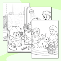 Набор раскрасок Разговоры о важном «Домашние питомцы. Всемирный день питомца»