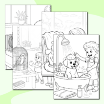 Набор раскрасок Разговоры о важном «Домашние питомцы. Всемирный день питомца»