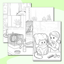 Набор раскрасок Разговоры о важном «Домашние питомцы. Всемирный день питомца»