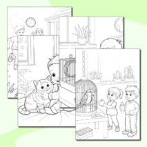 Набор раскрасок Разговоры о важном «Домашние питомцы. Всемирный день питомца»