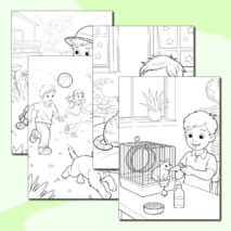 Набор раскрасок Разговоры о важном «Домашние питомцы. Всемирный день питомца»