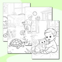 Набор раскрасок Разговоры о важном «Домашние питомцы. Всемирный день питомца»