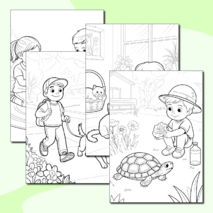 Набор раскрасок Разговоры о важном «Домашние питомцы. Всемирный день питомца»