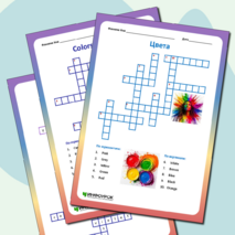 Комплект кроссвордов по английскому языку «Colors» («Цвета»)