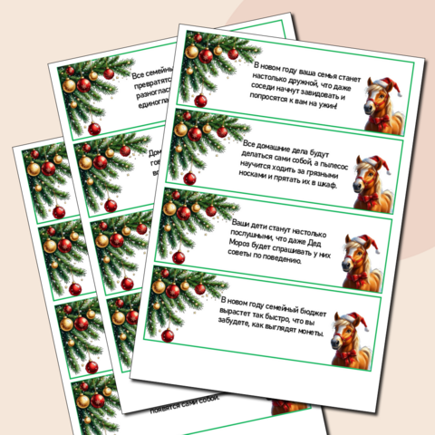 «Шуточные новогодние предсказания для семьи на Новый 2026 год»