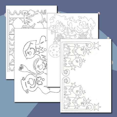 Украшение окон к Новому году.